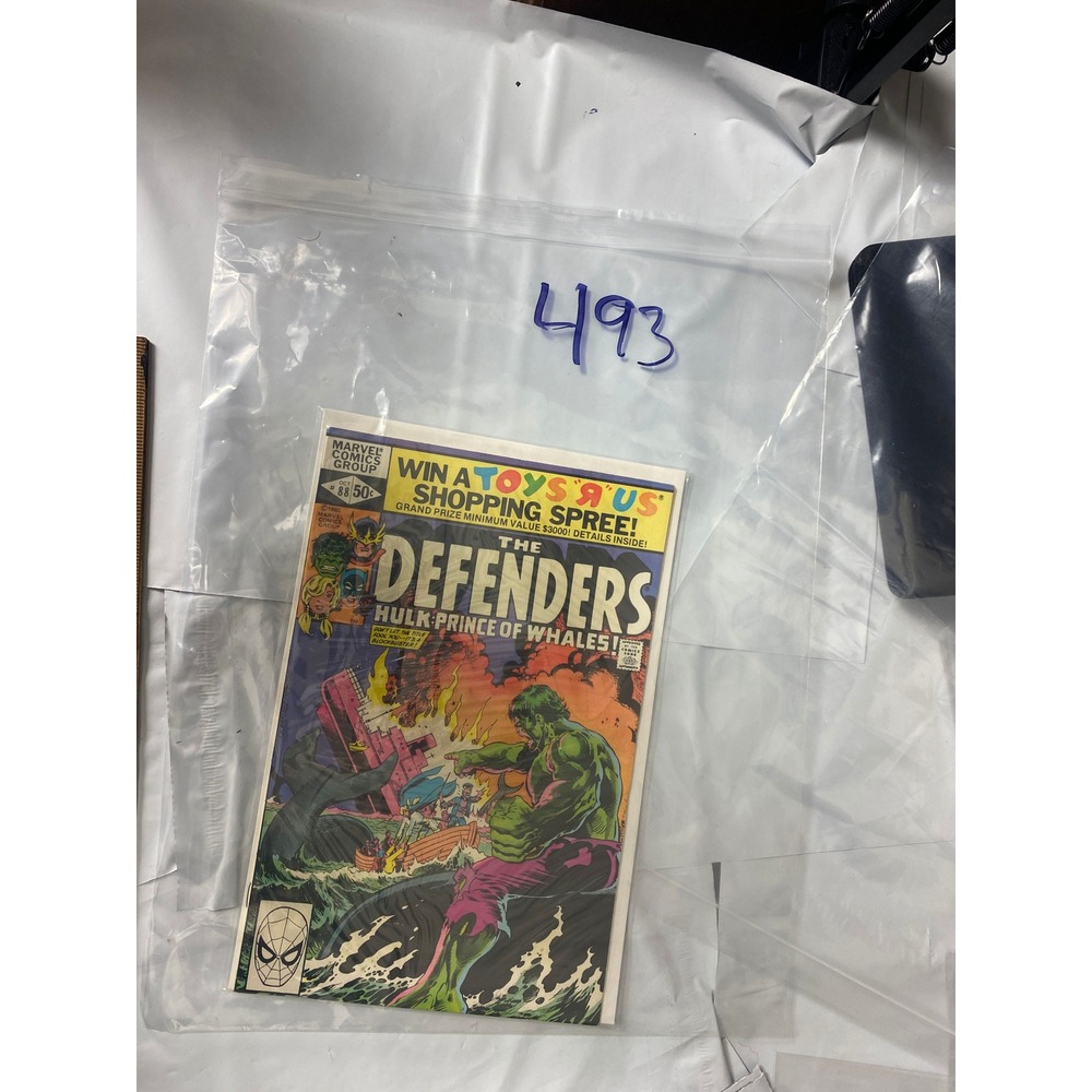 The Defenders Comic Book 88 Hulk‎ Prince of Whales Marvel Comics Group